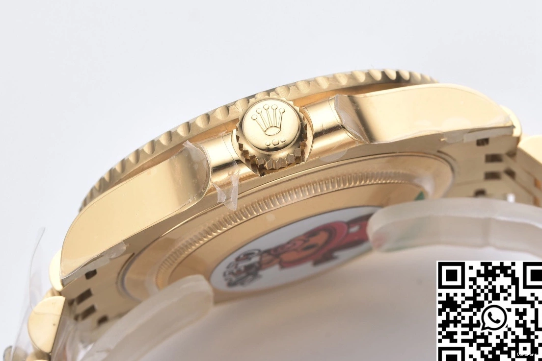 M126710BLRO-0001 Case Master Black Gold GMT Rolex II Clean Factory Dial 0216